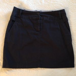 5/$25 Lands End Twill Navy skirt